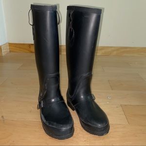 L.L. Bean Insulated Wellie Tall Rain Boots